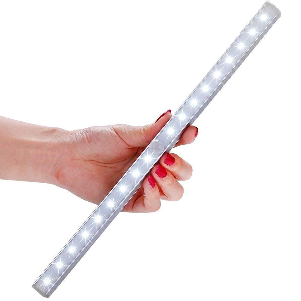 LED Motion Sensor Strip Light - Battery-Powered