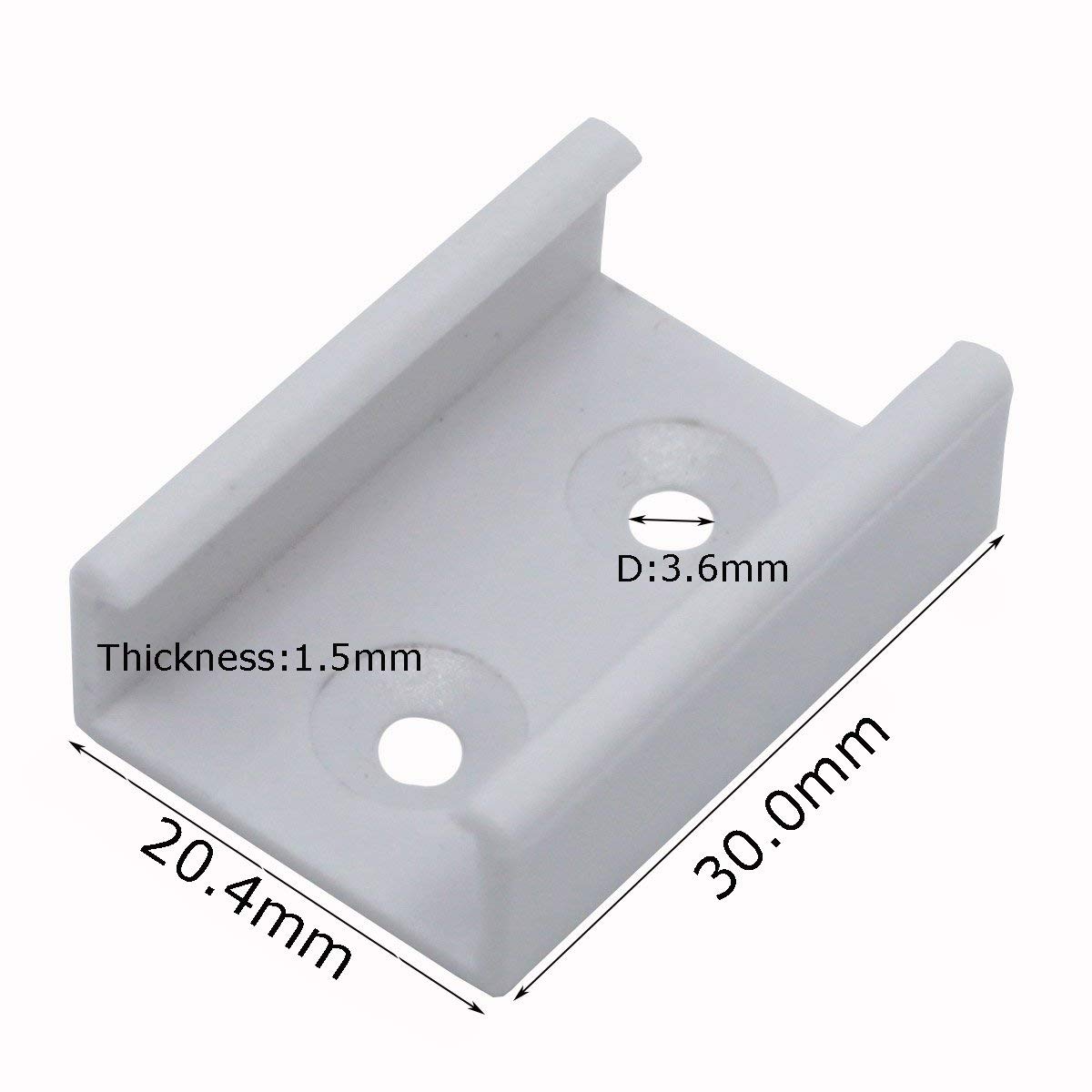3.3ft/1Meter U Shape Aluminum Channel Profile for ALL LED Strip Light Installation