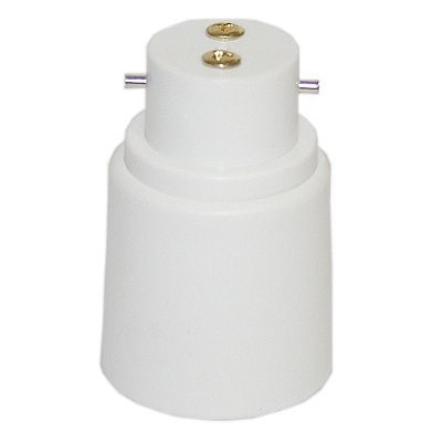 B22 to E26/E27 Medium Edison Screw Lamp Socket Base Adapter Converter