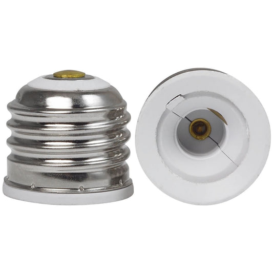 Standard Medium E26/E27 Screw Socket to Mini Candelabra E11 Socket Lamp Adapter Converter Reducer