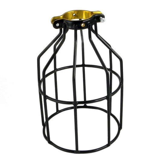 Adjustable Industrial Vintage Style Metal Lamp Guard Shade Cage