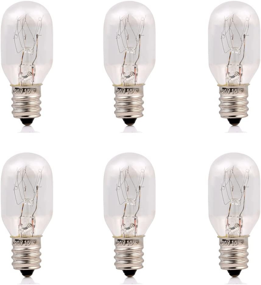 T20 15W Himalayan Salt Lamp Replacement Bulbs with E12 C7 Socket Incandescent Bulbs