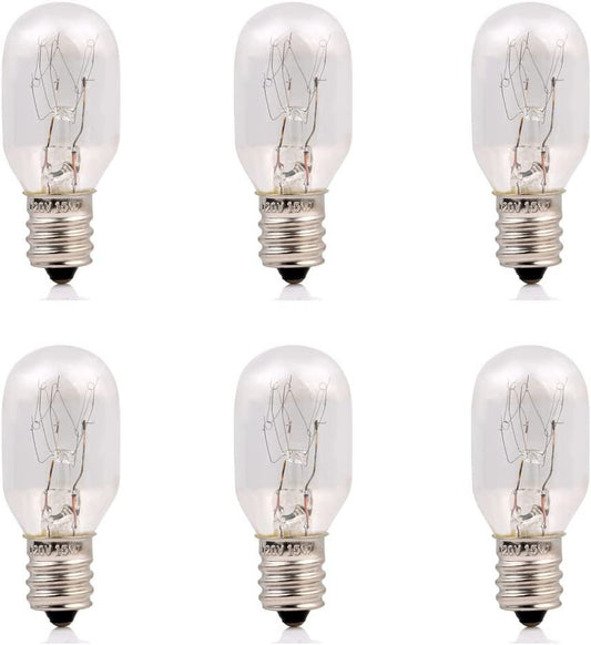 15W Himalayan Salt Lamp Replacement Bulbs with E12 Socket Incandescent Bulbs
